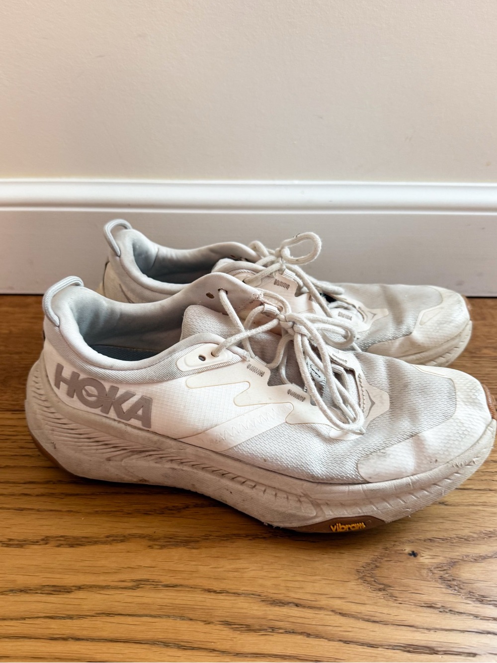 HOKA Transport Sneakers – White/Cream – Women’s Size 8